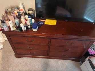 6 drawer wooden dresser