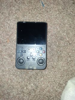 Black Handheld Retro Game Console