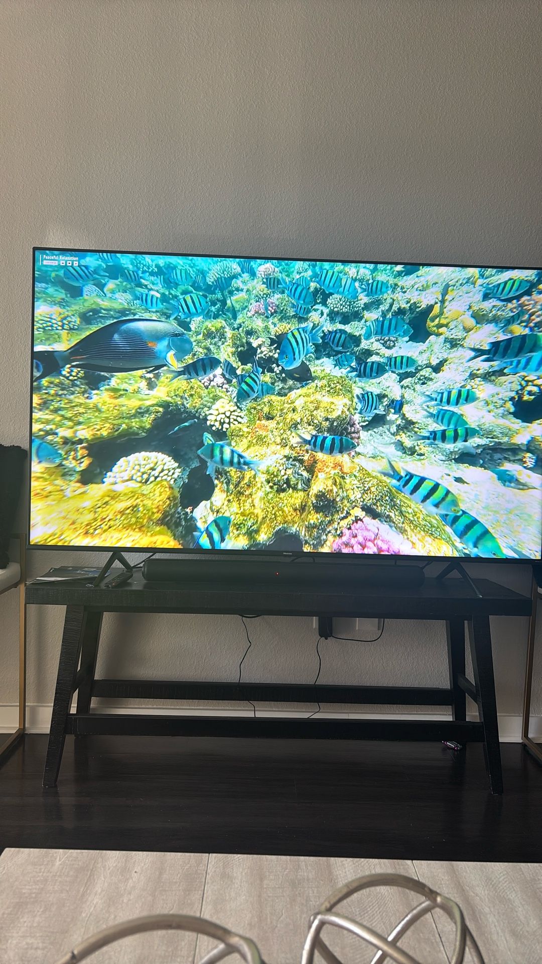 90 Inch 4K Tv With Surround Sound Contact (contact info removed)