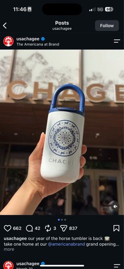 Brand New Chagee Tumblers