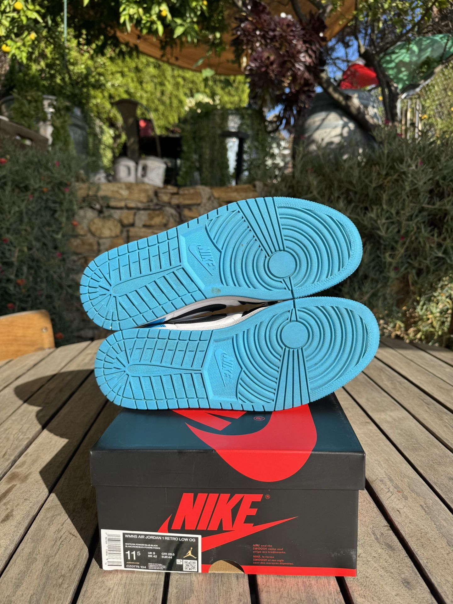 Air Jordan 1 Low Unc Powder Blue