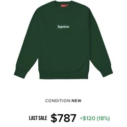 Supreme Box logo crewneck