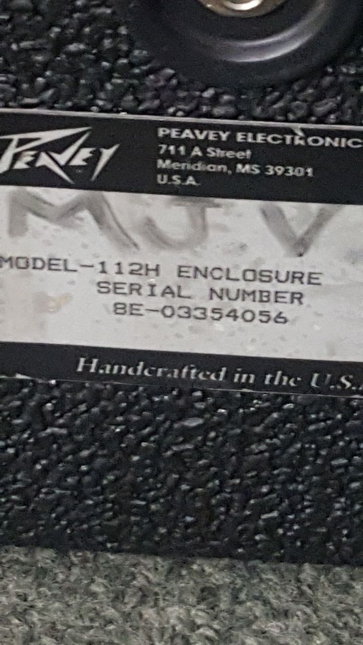 Peavey 112H Speaker Cabinet for Sale in Fremont CA OfferUp