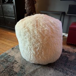Round Stuffed Ottoman / Foot Rest Cushion