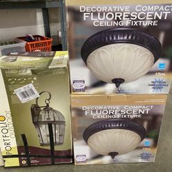 Portfolio Outdoor Light And Ceiling Fixture