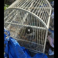 Iron Used Cake Parrot Cage
