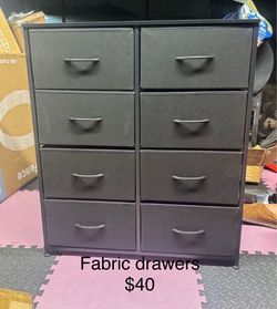 8-Drawer Fabric Dresser Storage Tower