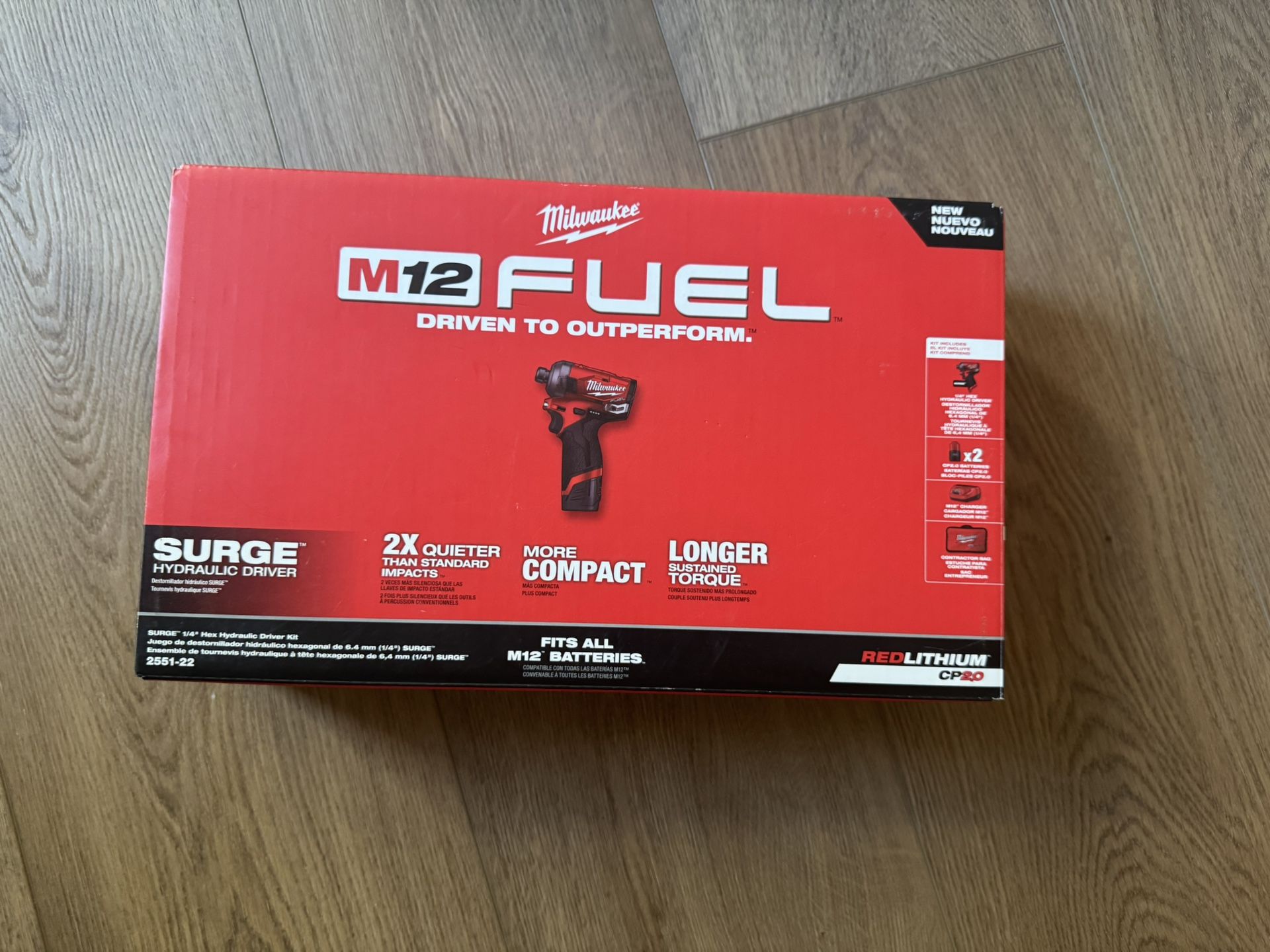 M12 Fuel Surge Impact Driver Kit