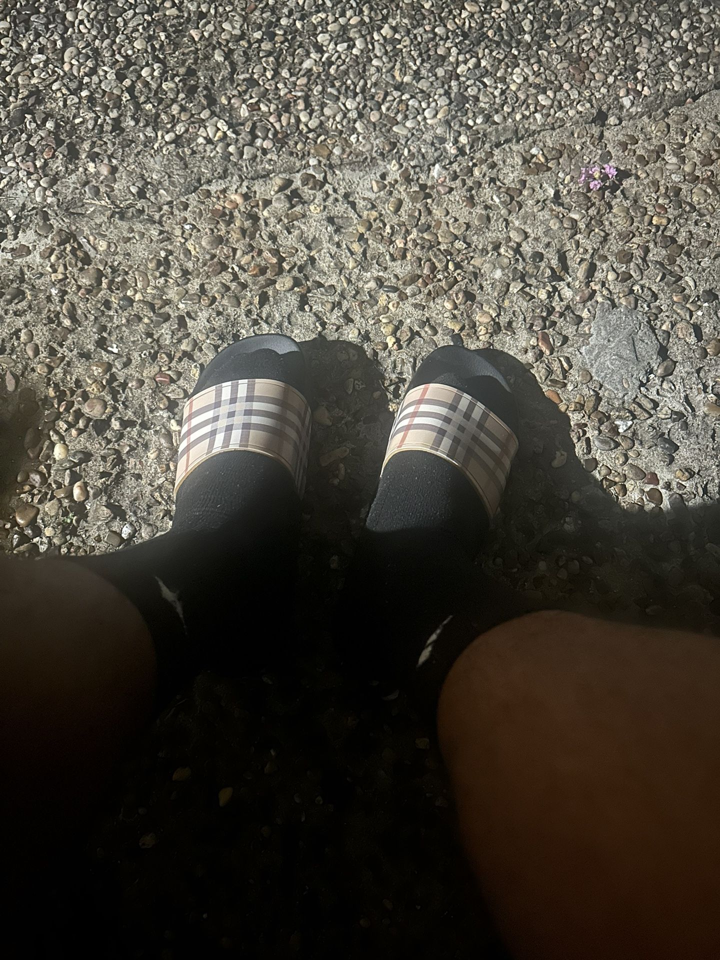 Burberry slides