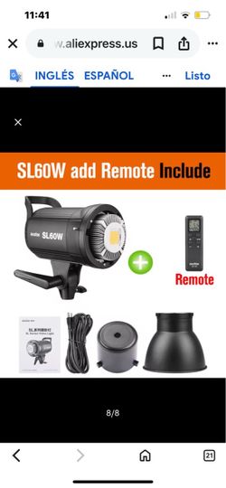 SL60W add remote include