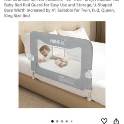 Brand New Grey Toddler Bed Rail 32 Inch