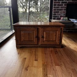 Wood Storage Cabinet 