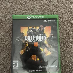 Call Of Duty Black ops 4 game For Xbox ONE 