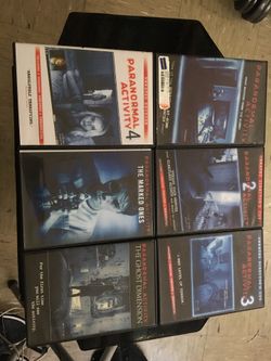 PARANORMAL ACTIVITY dvd set for sale.