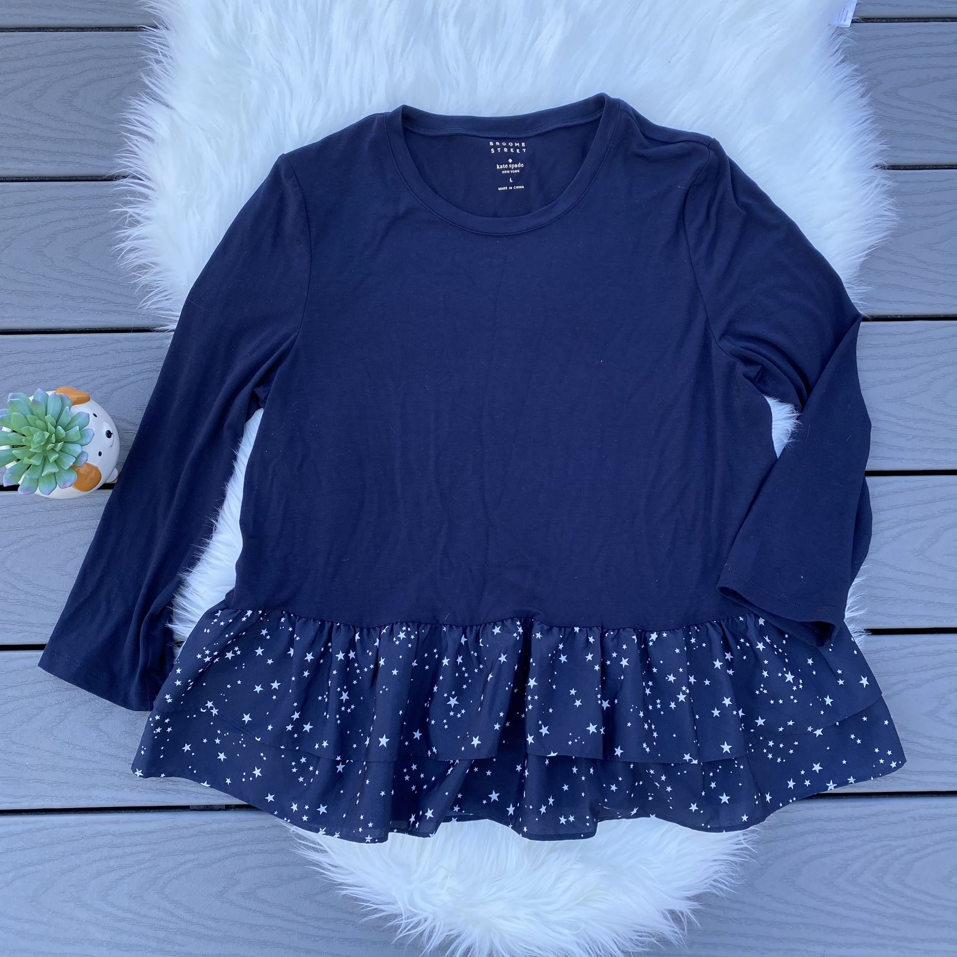 Kate Spade Peplum Top