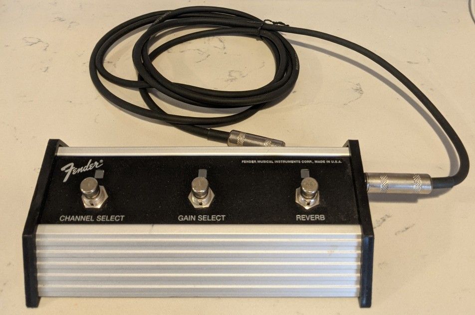 Fender 3 Button Foot Switch