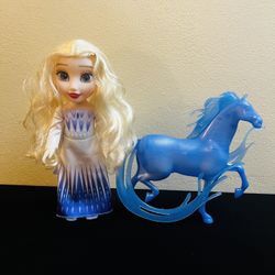 Disney Frozen Elsa Articulated Toddler Doll with Water Nokk