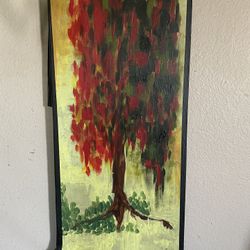 Plant nature tree wall art painting