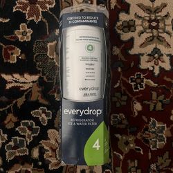 Everydrop by Whirlpool Ice and Water Refrigerator Filter 4, Green