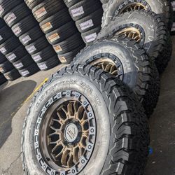 For Sale Set De Rines Nuevos Lock Off R 17x9 Con Llantas Bf Goodrich 285-70R17 Excelente Condición 80%life