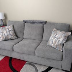 Couch + Pillows - Basically New 