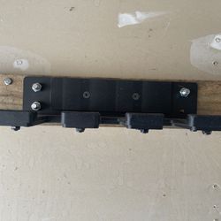 Wall Mounted Vertical Barbell Rack