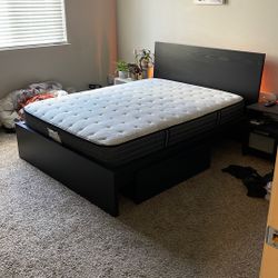 Full Size Mattress And IKEA Bed Frame