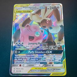 Mega lopunny & jigglypuff (tag team GX)