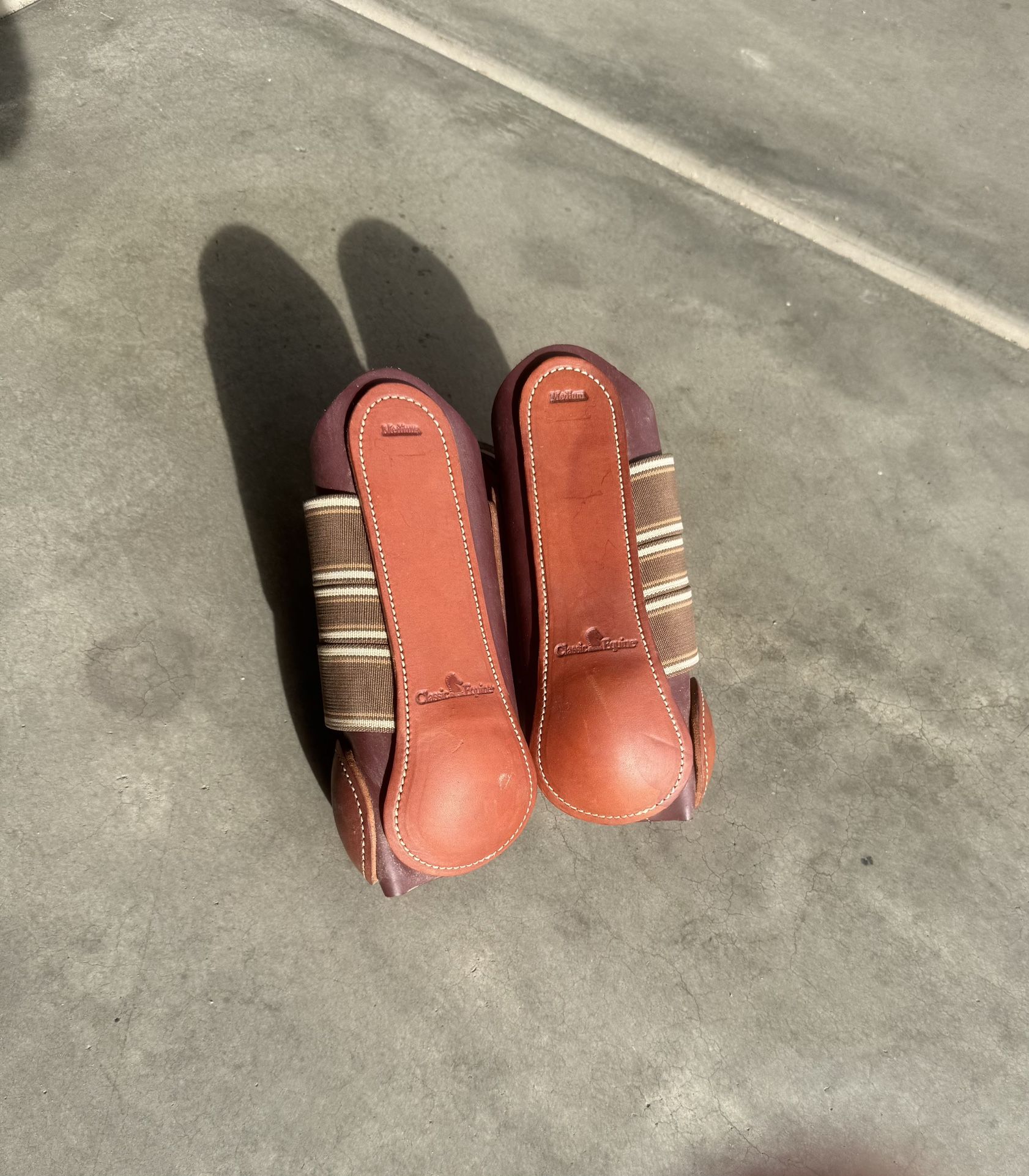 Classic Equine leather splint boots