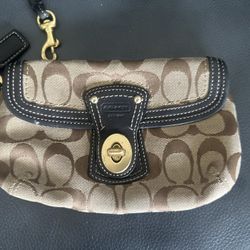 Used Coach Wristlet 