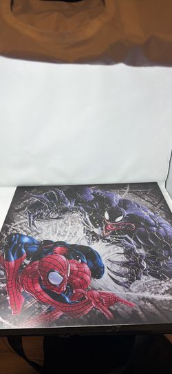 Spider man X Venom picture frame