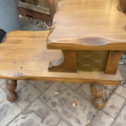 Real Wood End Table**************
