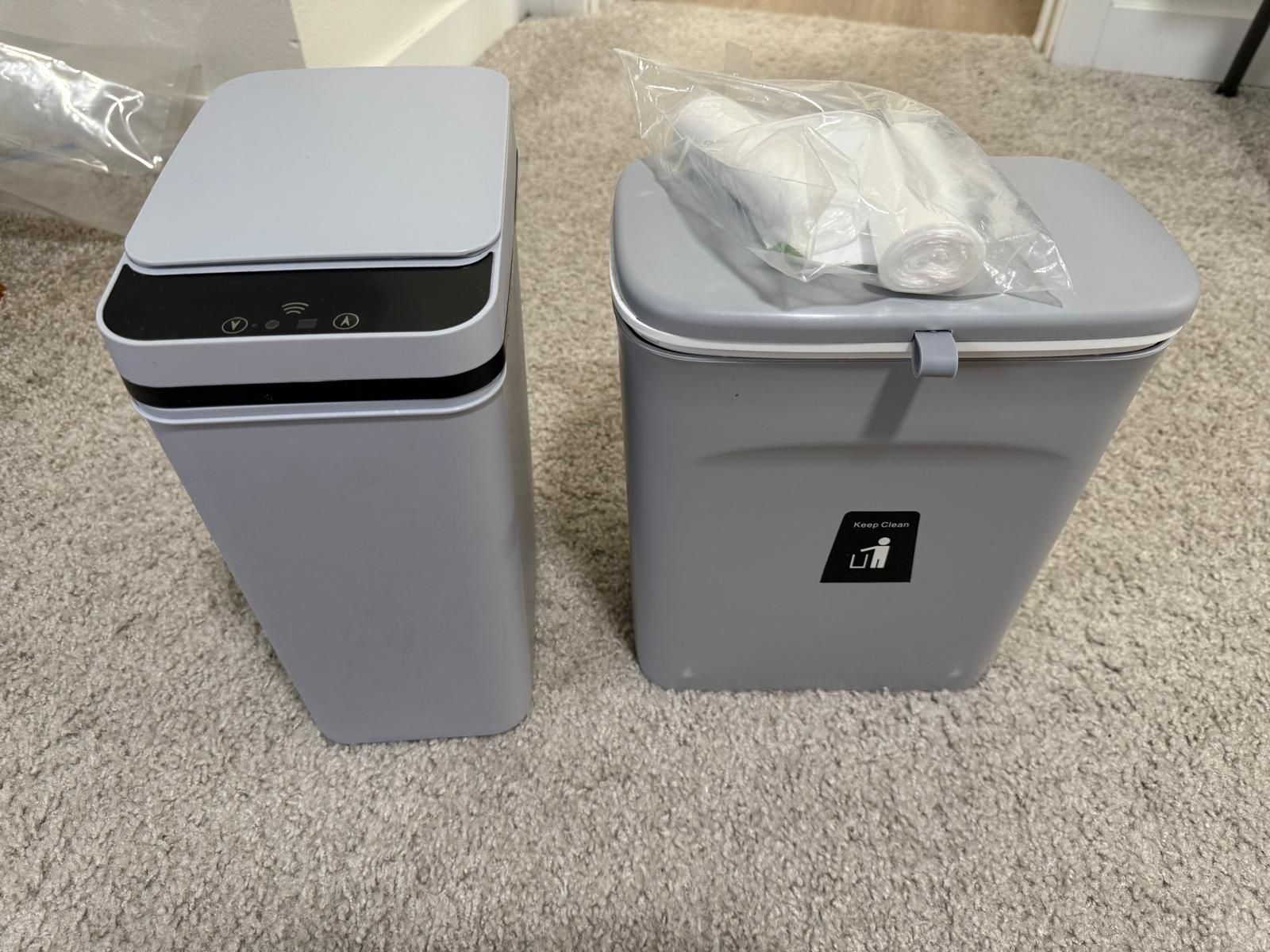 Smart And Manual Trash Bins And Leg Rests