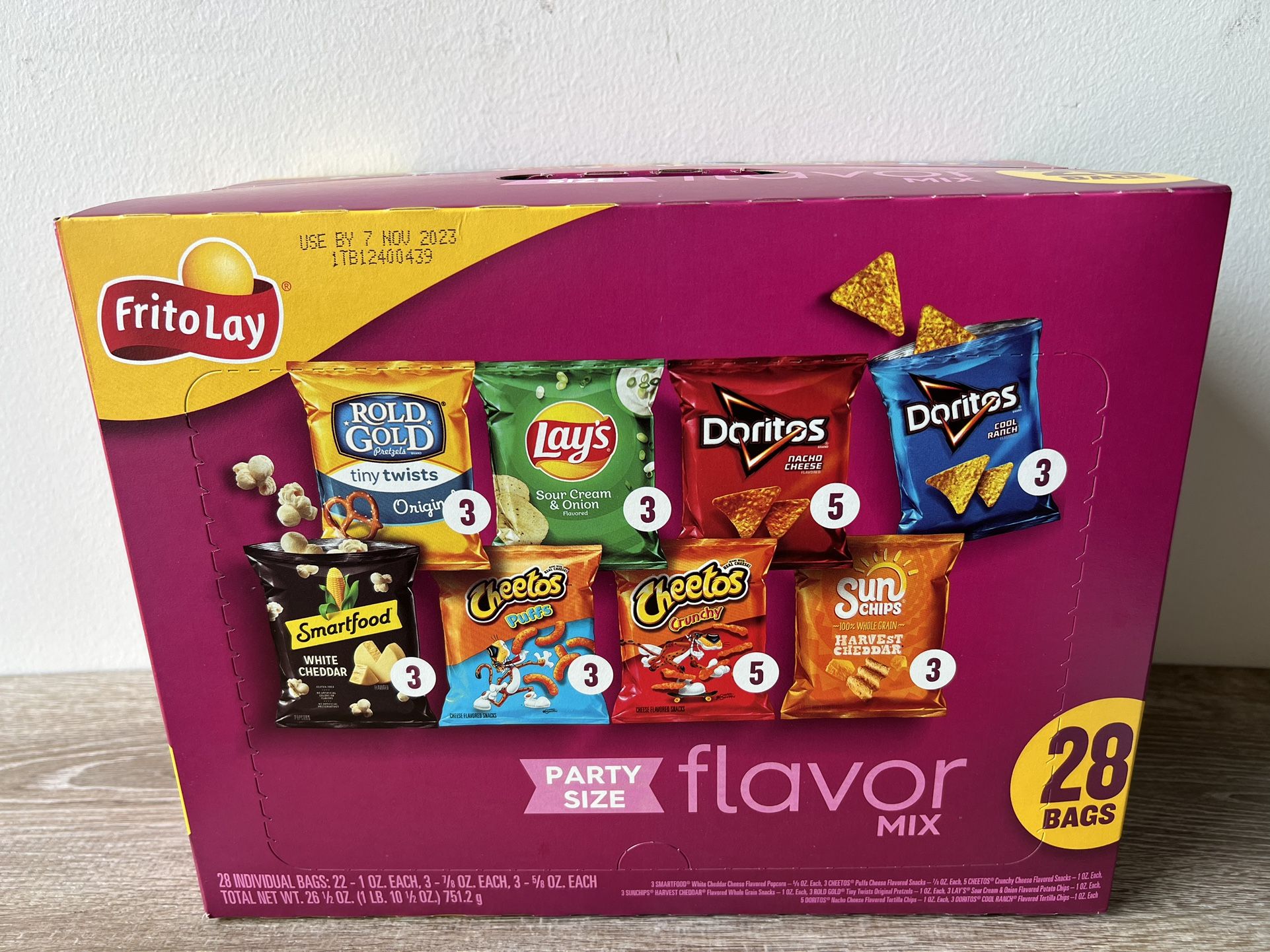 Frito-Lay Assorted Flavor Mix Variety Snack Pack - 28 Count