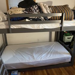 Bunk Bed  With Mattress  Cover