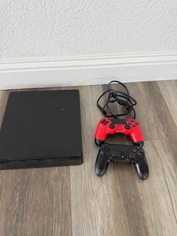 PlayStation 4 with 2 remotes