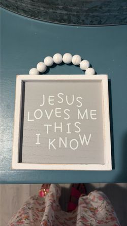 Jesus Loves Me hobby lobby wall art