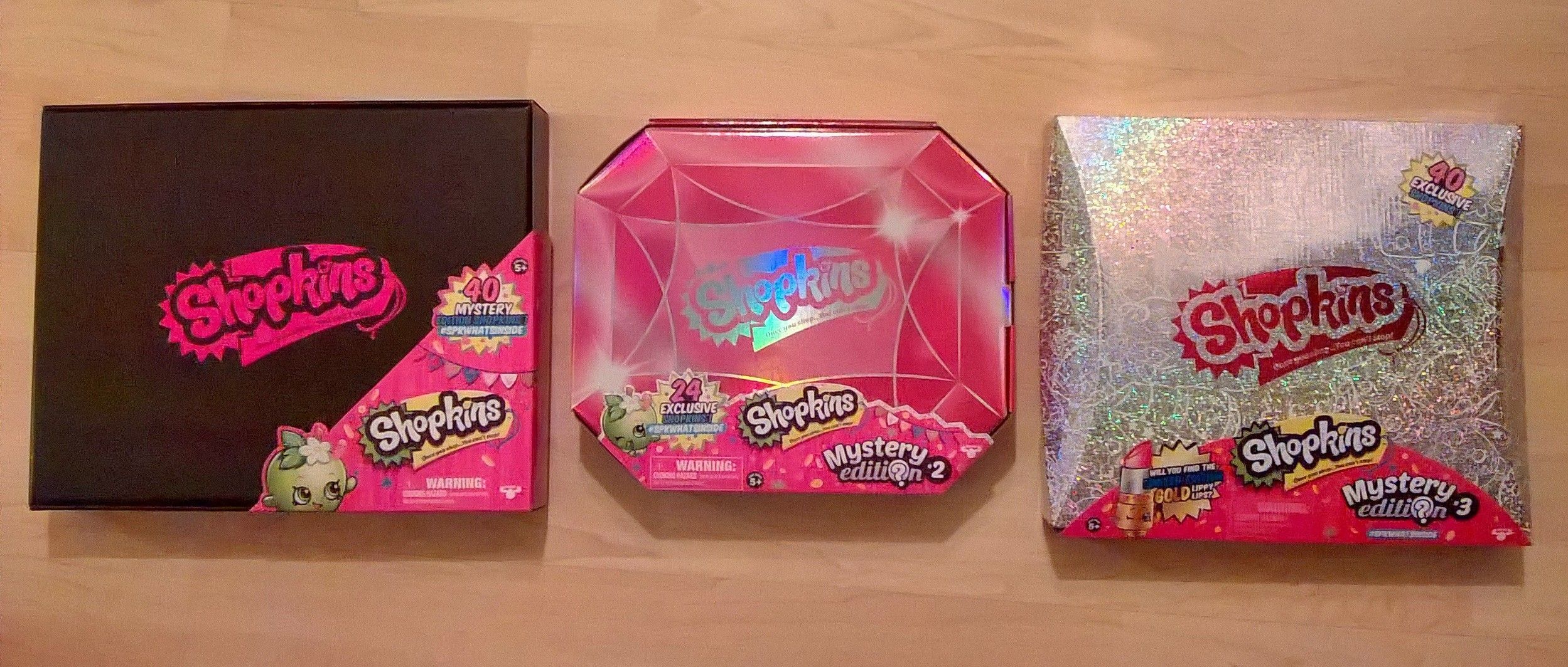 Shopkins Mystery Edition Box 1, 2, 3