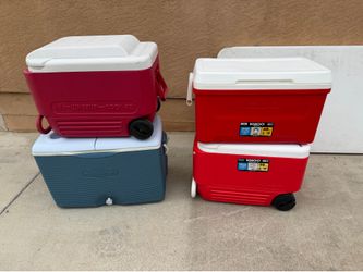 4 coolers $30 each