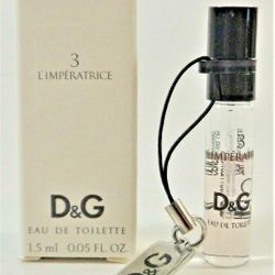 D&G DOLCE GABBANA 3 L'IMPERATRICE  Eau de Toilette Spray  SAMPLE