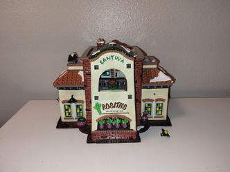 VTG Dept 56 The Original Snow Village “ Rosita’s Cantina” 54883 Retired *Chipped