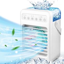 Portable Air Conditioners, 2025 Evaporative Air Cooler Humidifier - 4 Speeds 7 C