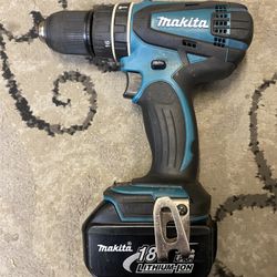 Makita Hammer drill 3ah Battery Lxt 