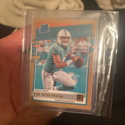Tua Tagovailoa Rookie Bronze Donruss 