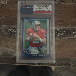 Tom Brady Rookie Trading Card 