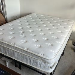 Queen Bed With Frame!