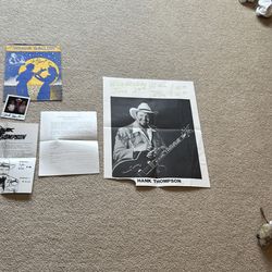 Vintage Hank Thompson memorabilia
