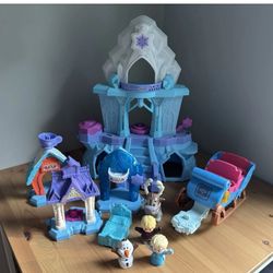 Fisher Price Disney’s Frozen Elsa Castle Palace Arendelle LOT Light Up Musical