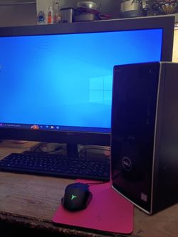 Dell lnspiron desktop with monitor