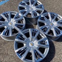 22” Chevy Silverado Suburban High Country Wheels Rims GMC Sierra We Finance OEM Set 